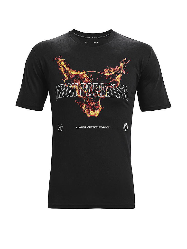 UNDER ARMOUR | Herren T-Shirt Project Rock Fire | schwarz