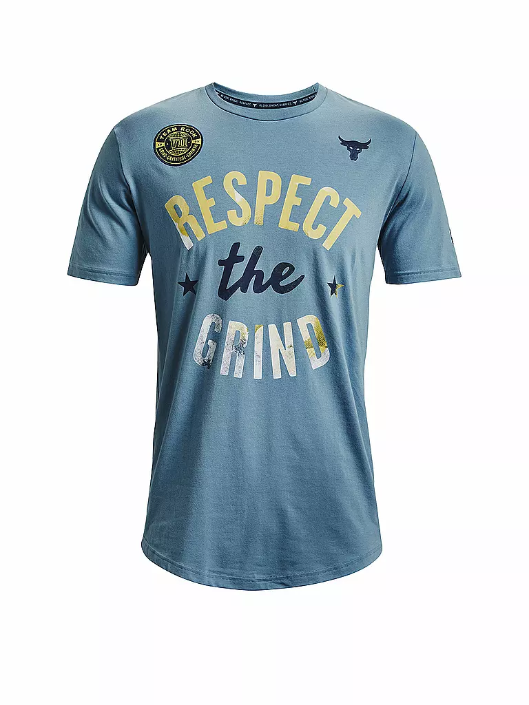 UNDER ARMOUR | Herren T-Shirt Project Rock The Grind | blau