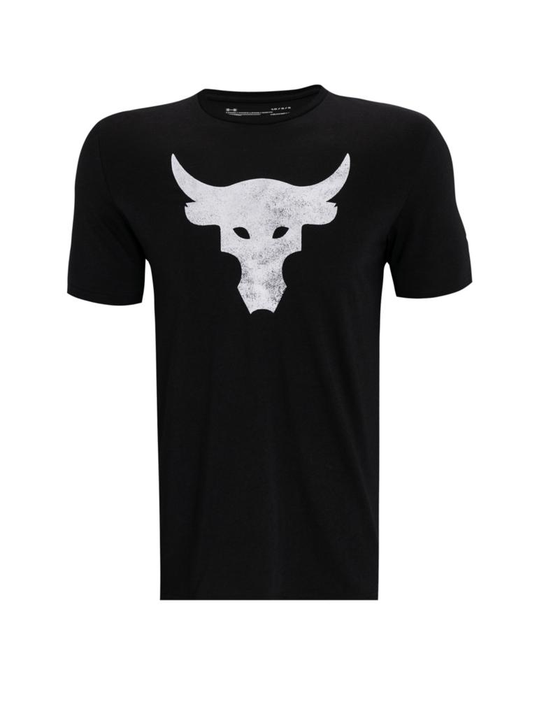 UNDER ARMOUR | Herren T-Shirt The Rock Brahma Bull Logo | schwarz