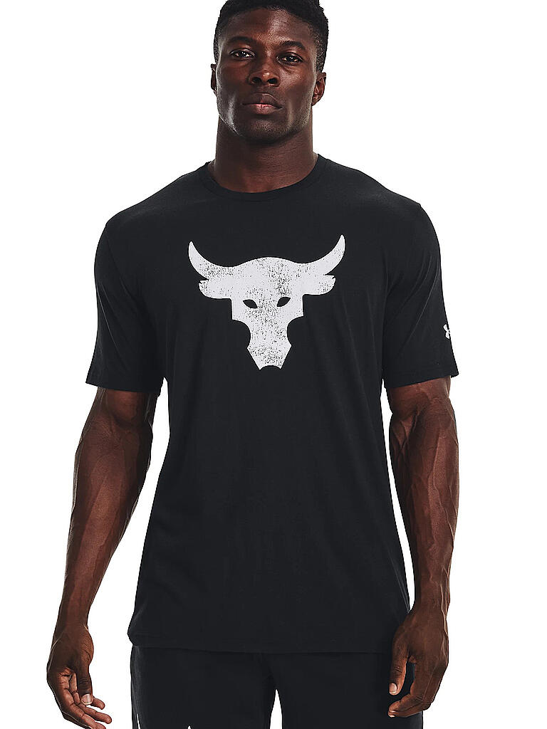 UNDER ARMOUR | Herren T-Shirt The Rock Brahma Bull | schwarz