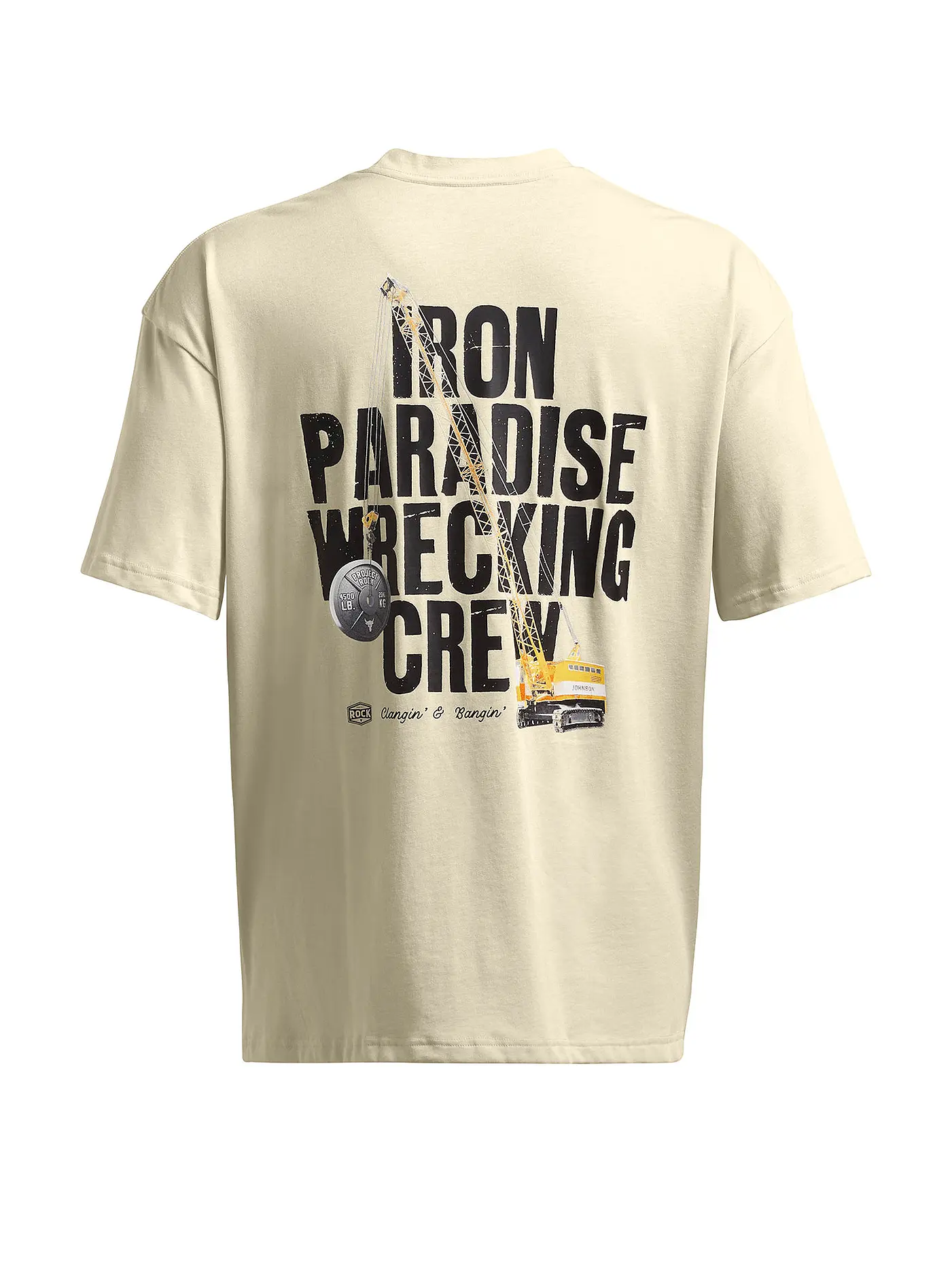 UNDER ARMOUR | Herren T-Shirt The Rock HWT | creme