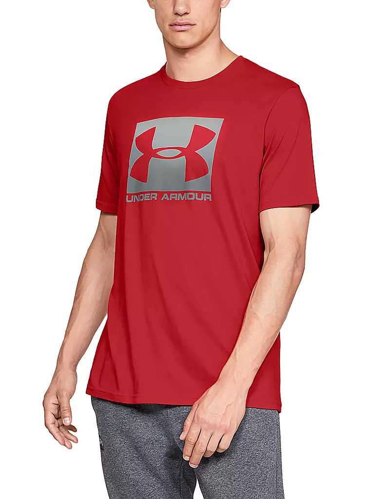 UNDER ARMOUR | Herren T-Shirt UA Boxed Sportstyle | rot