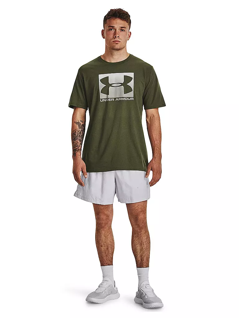 UNDER ARMOUR | Herren T-Shirt UA Boxed Sportstyle | olive