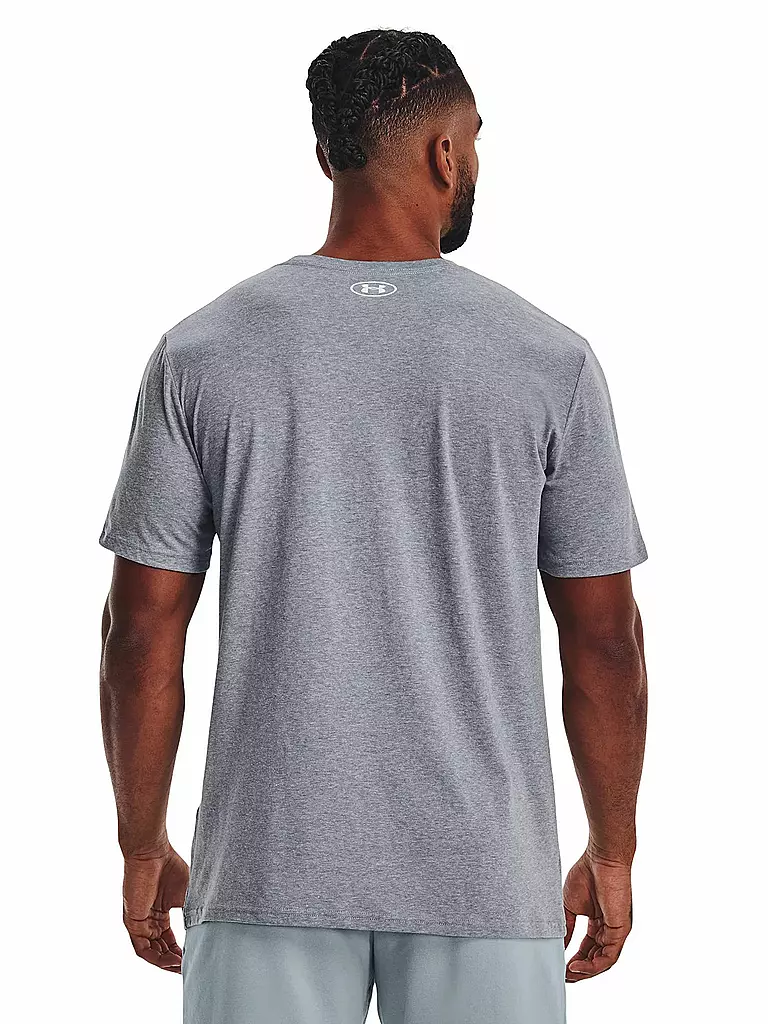 UNDER ARMOUR | Herren T-Shirt UA Camo Chest Stripe | grau