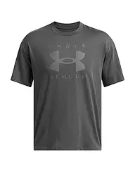 UNDER ARMOUR | Herren T-Shirt UA Heavyweight Logo | grau