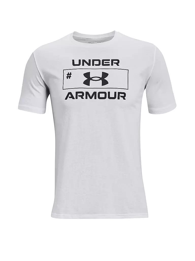 UNDER ARMOUR | Herren T-Shirt UA Number Script | weiß