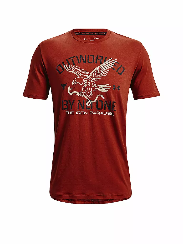 UNDER ARMOUR | Herren T-Shirt UA Project Rock Outworked | rot