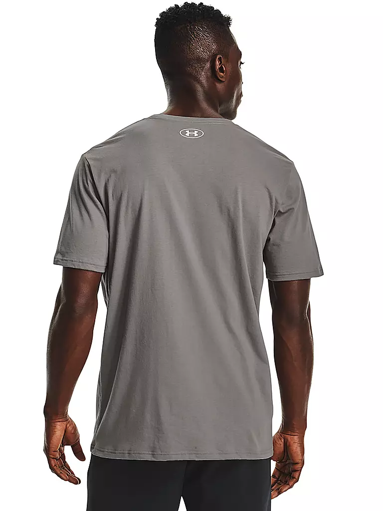 UNDER ARMOUR | Herren T-Shirt UA Vertical Signature | grau