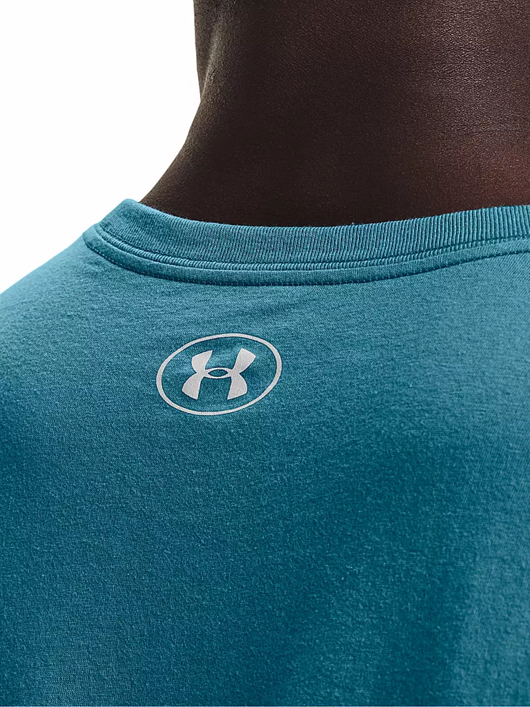 UNDER ARMOUR | Herren T-Shirt UA Vertical Signature | blau