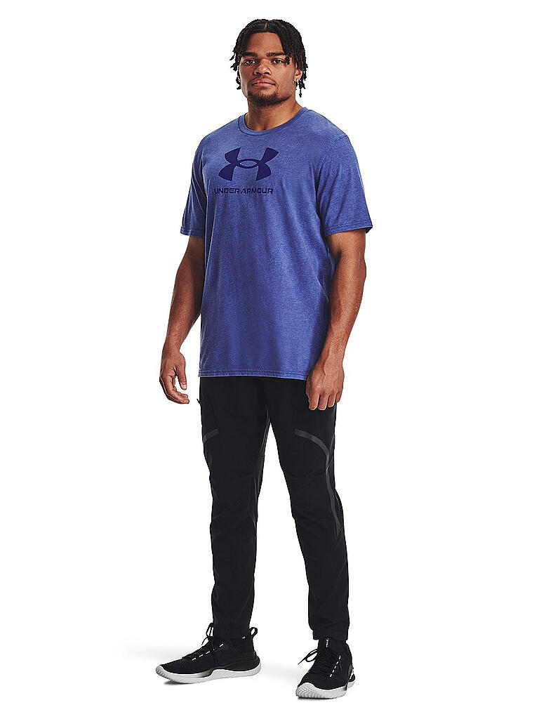 UNDER ARMOUR | Herren T-Shirt UA Wash Tonal Sportstyle | blau