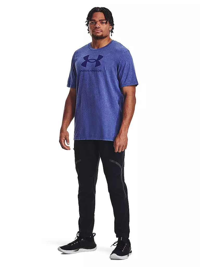 UNDER ARMOUR | Herren T-Shirt UA Wash Tonal Sportstyle | blau