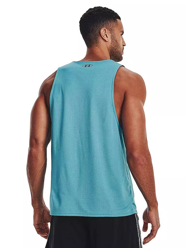 UNDER ARMOUR | Herren Tank Project Rock Reversible Mesh | blau