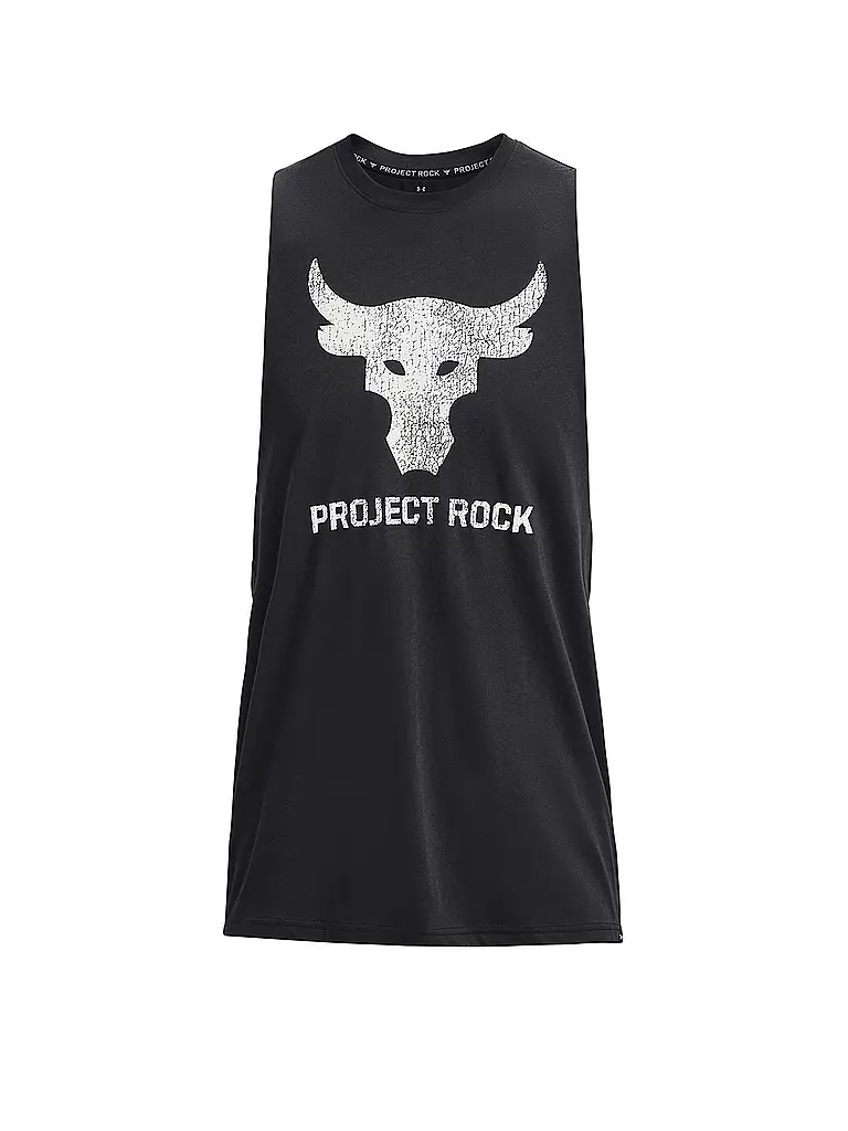 UNDER ARMOUR | Herren Tank Rock Brahma Bull | schwarz