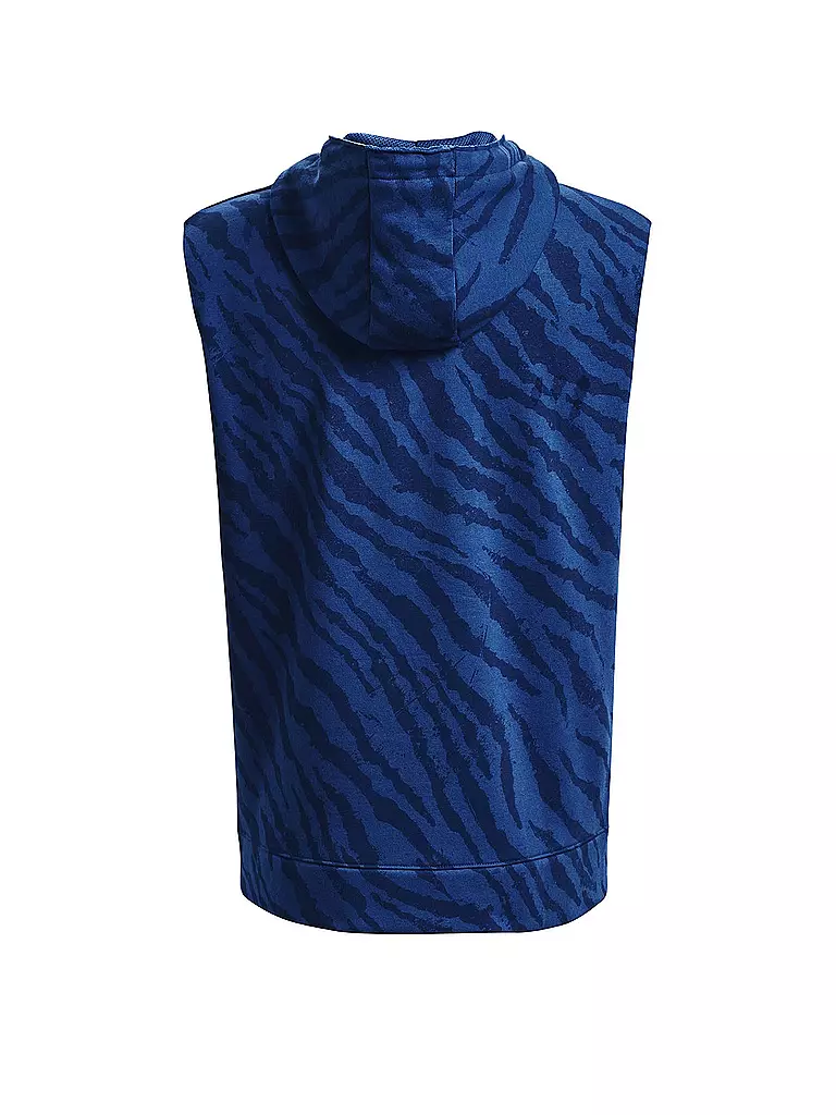 UNDER ARMOUR | Herren Weste Project Rock Rival Print ärmellos | blau