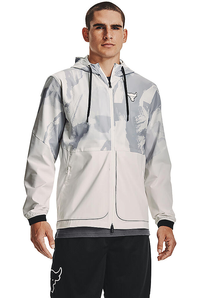 UNDER ARMOUR | Herren Windjacke Project Rock Legacy Windbreaker | weiß