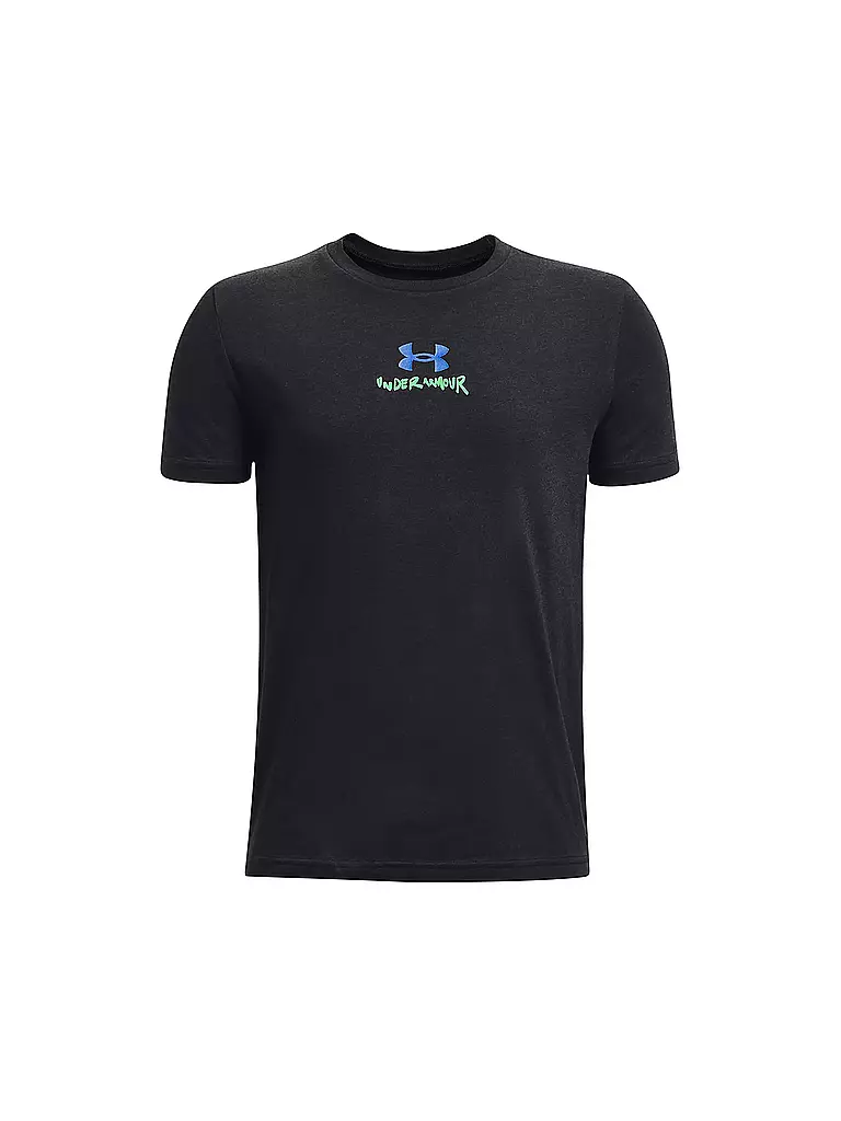 UNDER ARMOUR | Junge T-Shirt UA Scribble Branded | schwarz