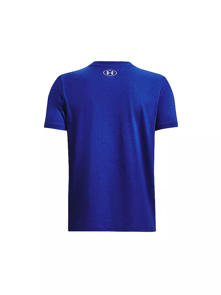 UNDER ARMOUR | Jungen T-Shirt UA Basketball Logo | blau