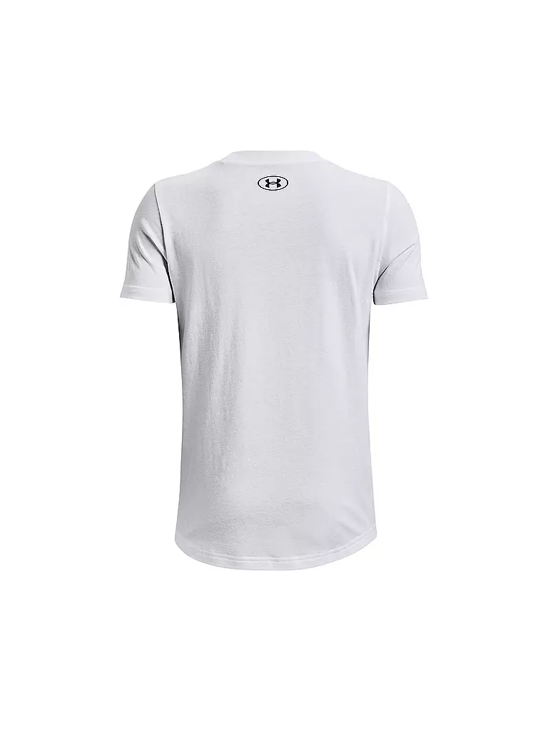 UNDER ARMOUR | Jungen T-Shirt UA Sportstyle Printed | weiss