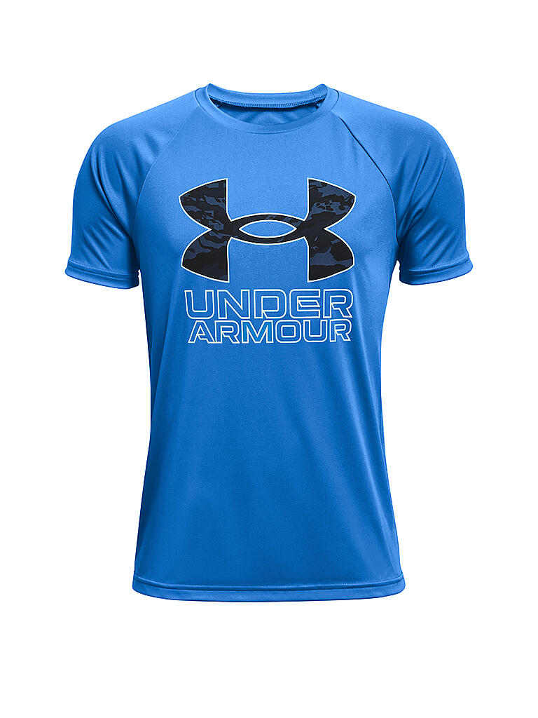 UNDER ARMOUR | Jungen T-Shirt UA Tech ™ Hybrid Print Fill  | blau
