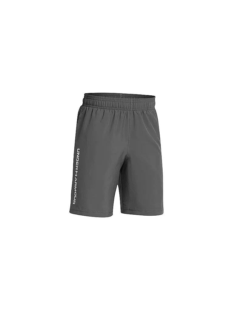 UNDER ARMOUR | Kinder Fitnessshort UA gewebte Wdmk | grau