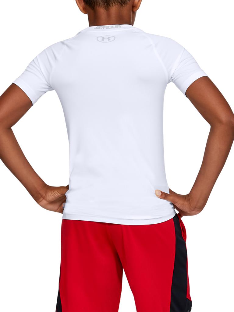 UNDER ARMOUR Kinder Fußballshirt UA HeatGear® Armour weiß