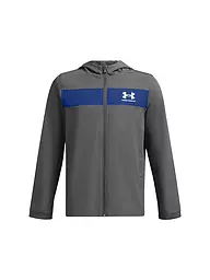 UNDER ARMOUR | Kinder Jacke UA Sportstyle Windbreaker | grau