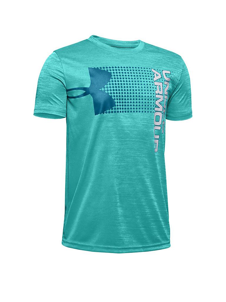 UNDER ARMOUR Kinder TShirt UA Crossfade blau