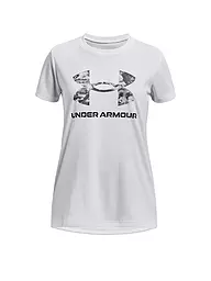 UNDER ARMOUR | Mädchen Fitnessshirt UA Tech™ Print Fill Big Logo | Weiss