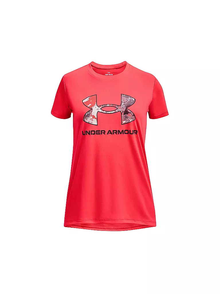 UNDER ARMOUR | Mädchen Fitnessshirt UA Tech™ Print Fill Big Logo | rot