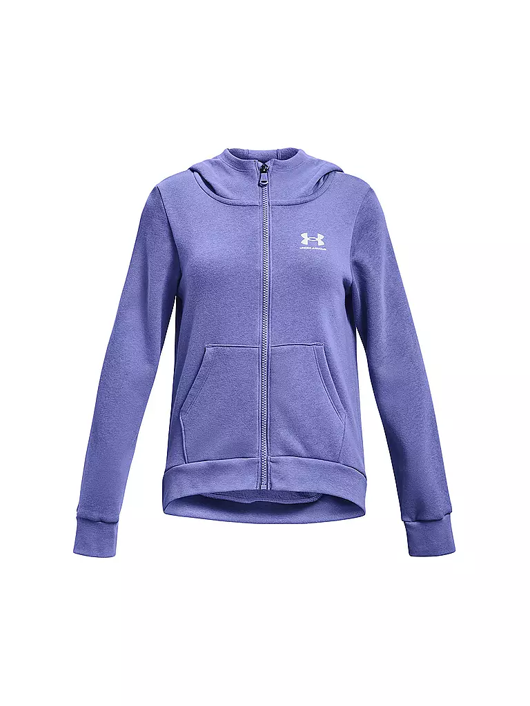 UNDER ARMOUR | Mädchen Jacke UA Rival Fleece mit durchgehendem Zip | hellblau