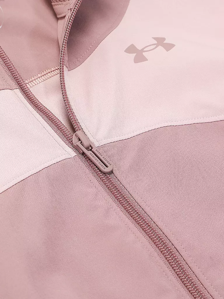 UNDER ARMOUR | Mädchen Jacke UA Rival Woven Hoodie | beere