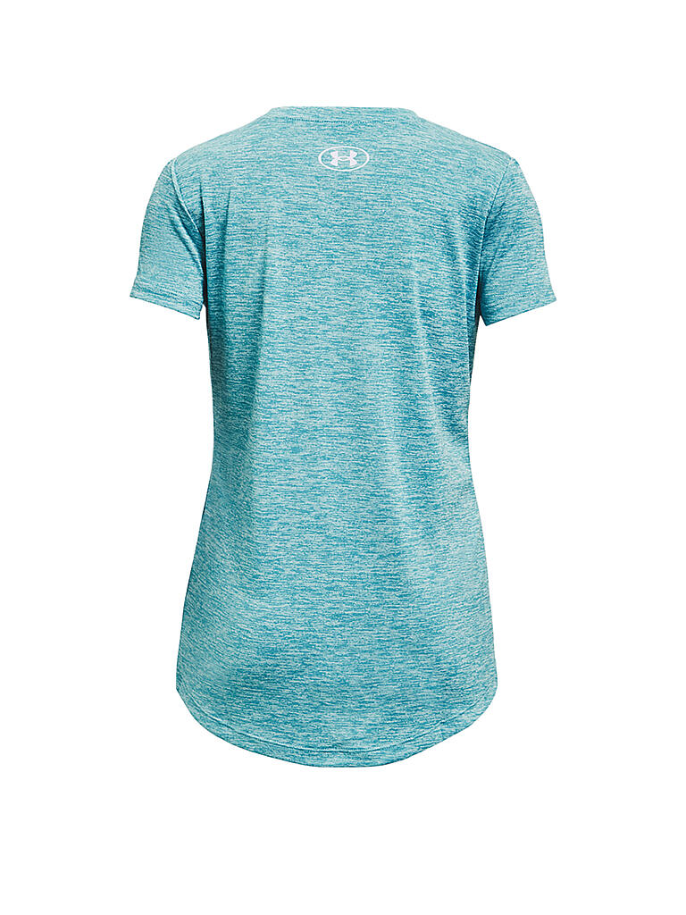 UNDER ARMOUR | Mädchen T-Shirt  UA Graphic Twist Big Logo | blau