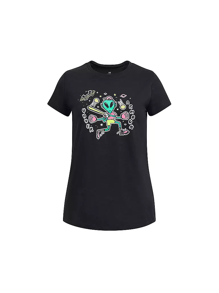 UNDER ARMOUR | Mädchen T-Shirt UA Colorblock | weiss