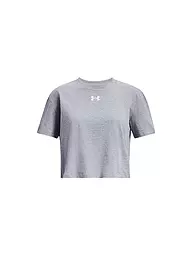 UNDER ARMOUR | Mädchen T-Shirt UA Sportstyle mit Logo Cropped | Grau