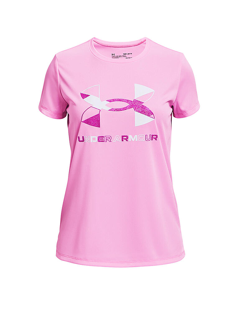 UNDER ARMOUR | Mädchen T-Shirt UA Tech ™ Grafik Big Logo | rosa