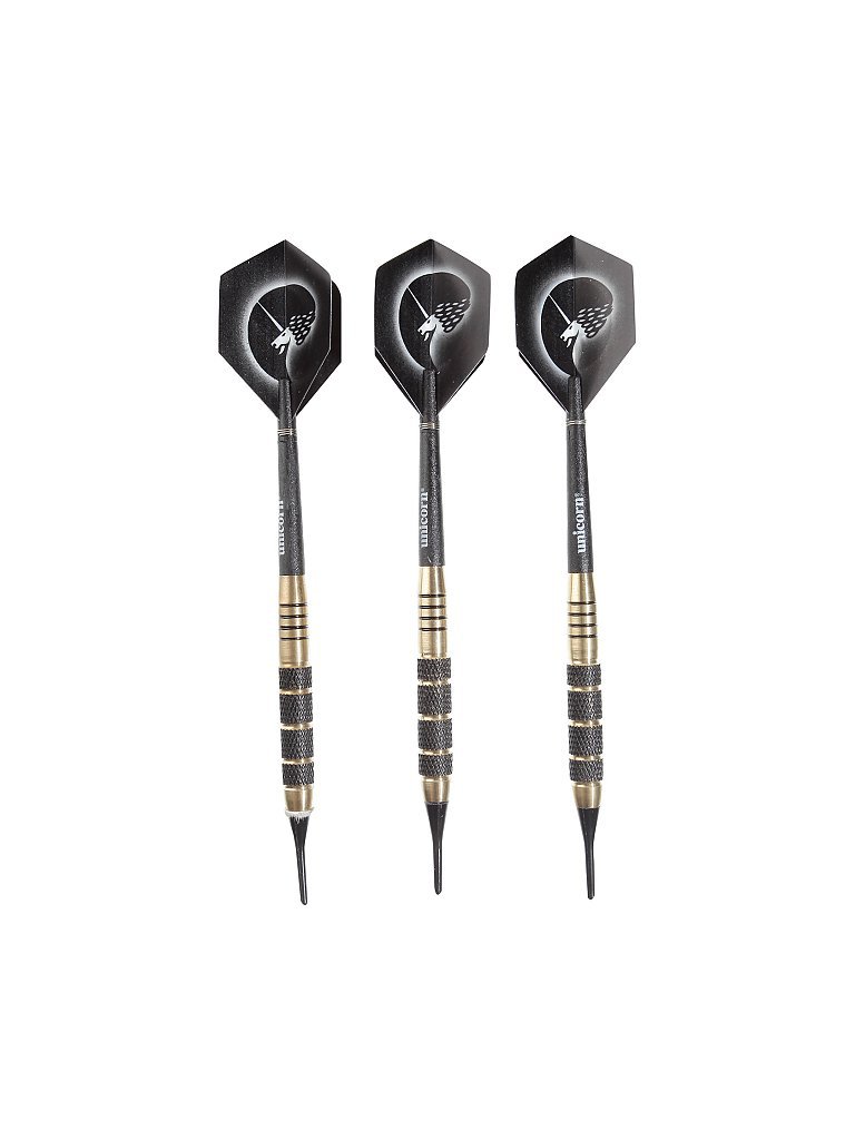 UNICORN Softdart-Pfeile Brass Core Plus schwarz