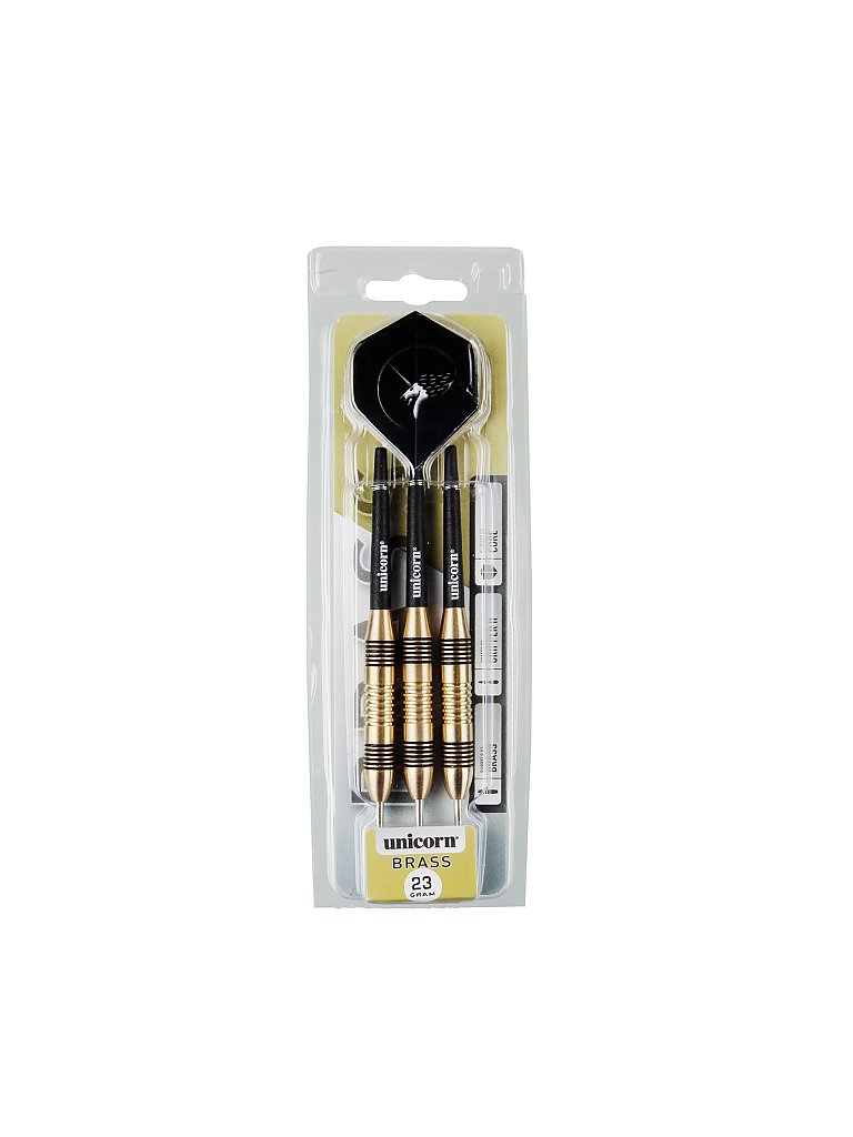 UNICORN Steeldart-Pfeile Core Brass schwarz