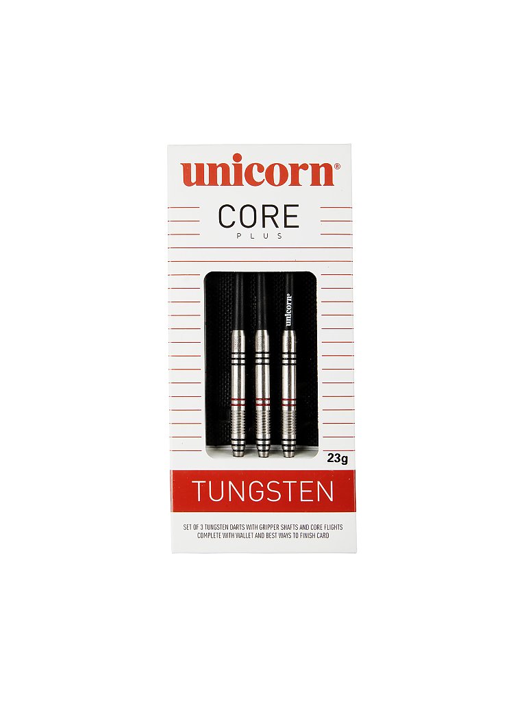 UNICORN Steeldart-Pfeile Core Plus Tungsten schwarz