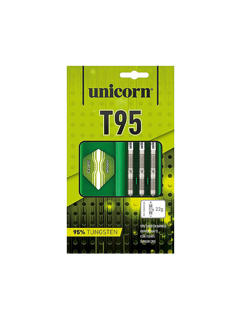 UNICORN Steeldart-Pfeile Core XL T95 22g blau
