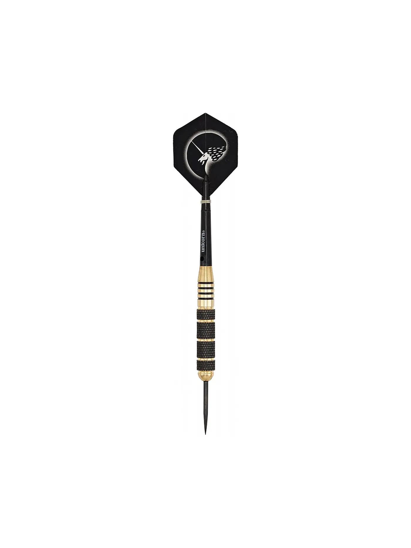 UNICORN | Steeldart-Pfeile Core Plus Brass | schwarz