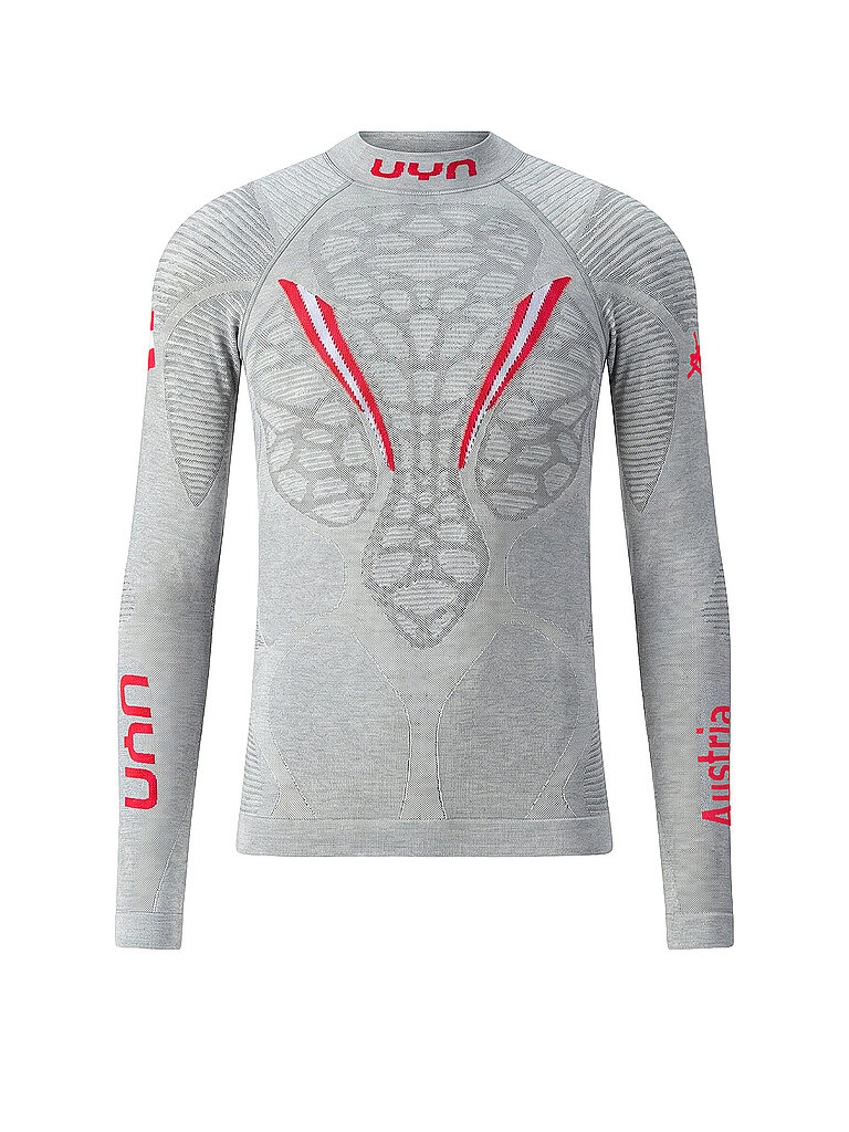 Uyn Thermoshirt mit Stehkragen Natyon Biomorph grau