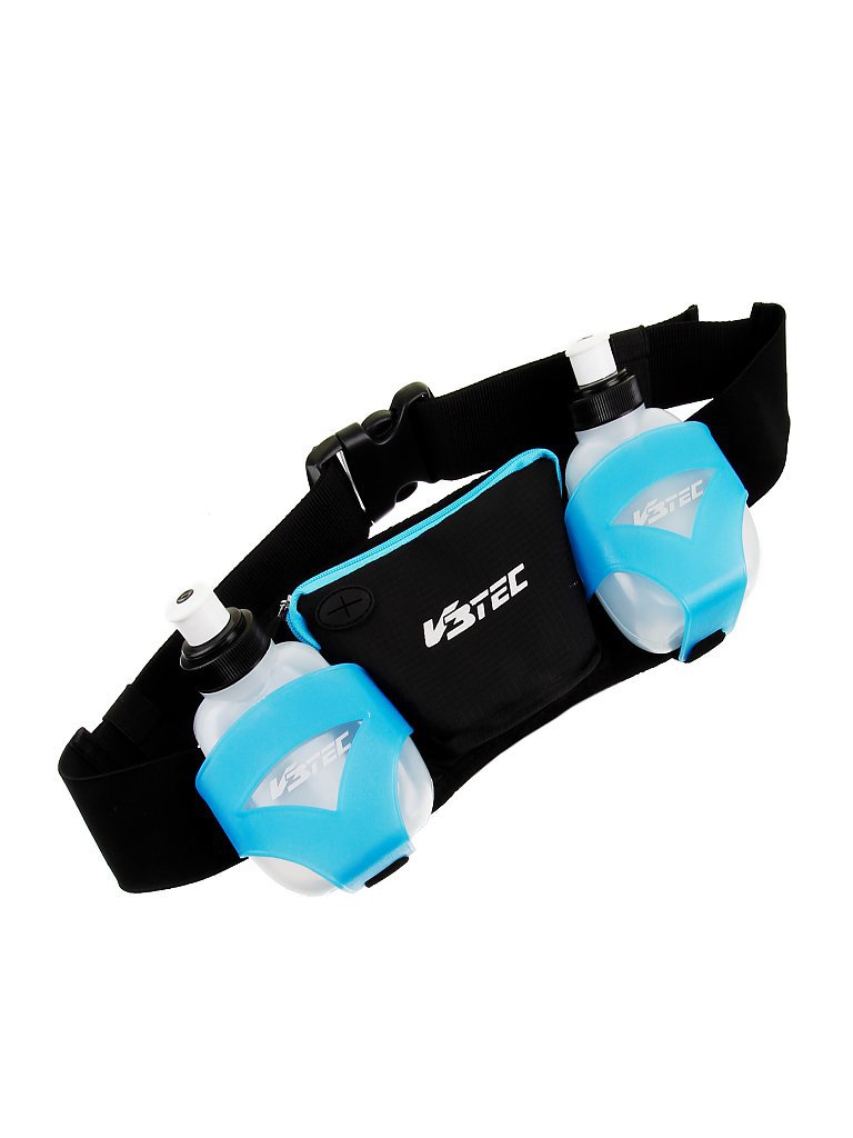 V3TEC Trinkgurt Trailbelt 2 Flaschen schwarz