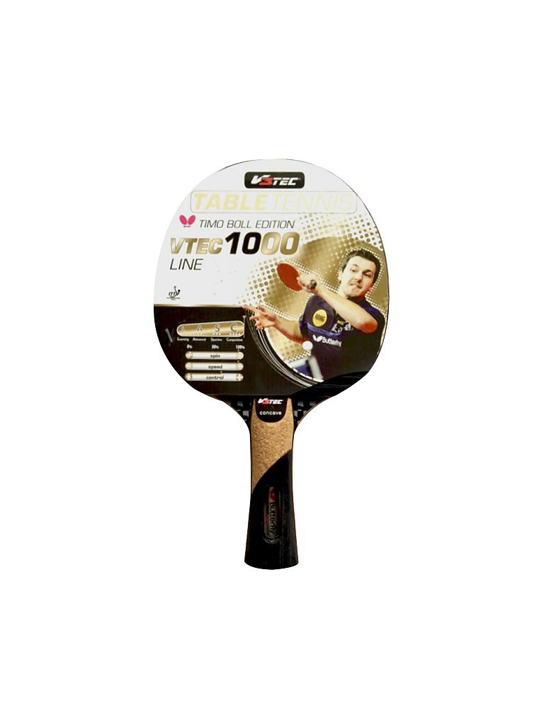 V3TEC Tischtennis Schläger VTEC 1000 gold