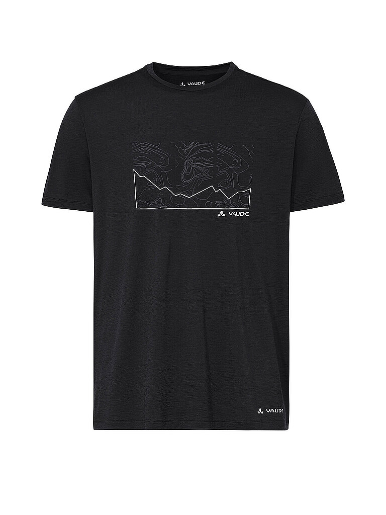 VAUDE Herren Funktionsshirt Tekoa Wool schwarz | M