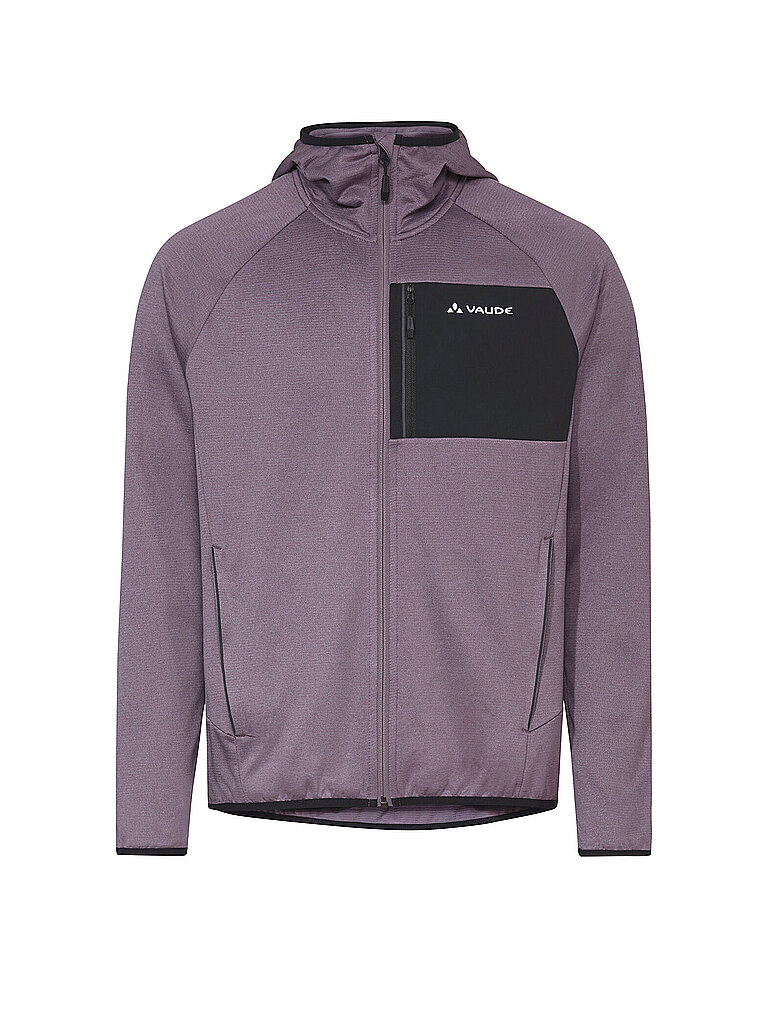 VAUDE Herren Fleecejacke Tekoa Hoodie lila | M