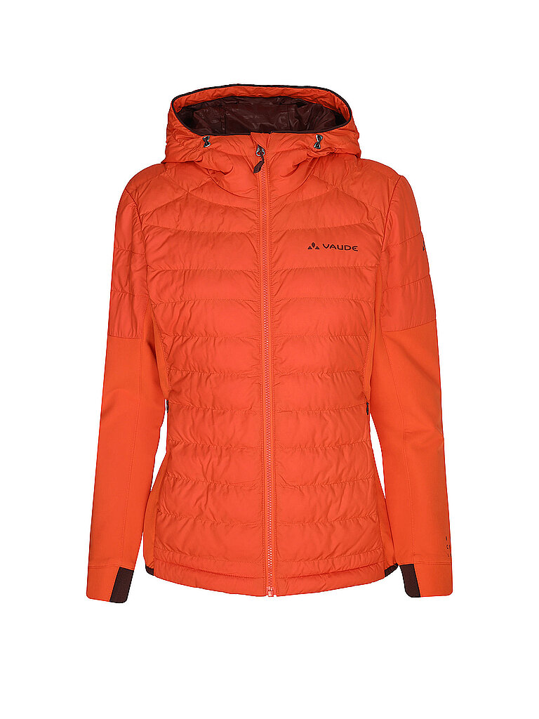 VAUDE Damen Hybridjacke Elope  Thermo Hoodie rot | 36