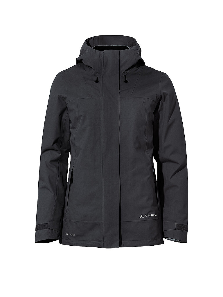 VAUDE Damen Winterjacke Neyland 3in1 Hoodie schwarz | 36