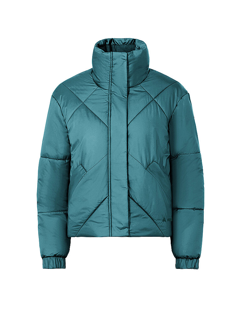 Vaude Damen Winterjacke Najun Padded Cropped dunkelgrün