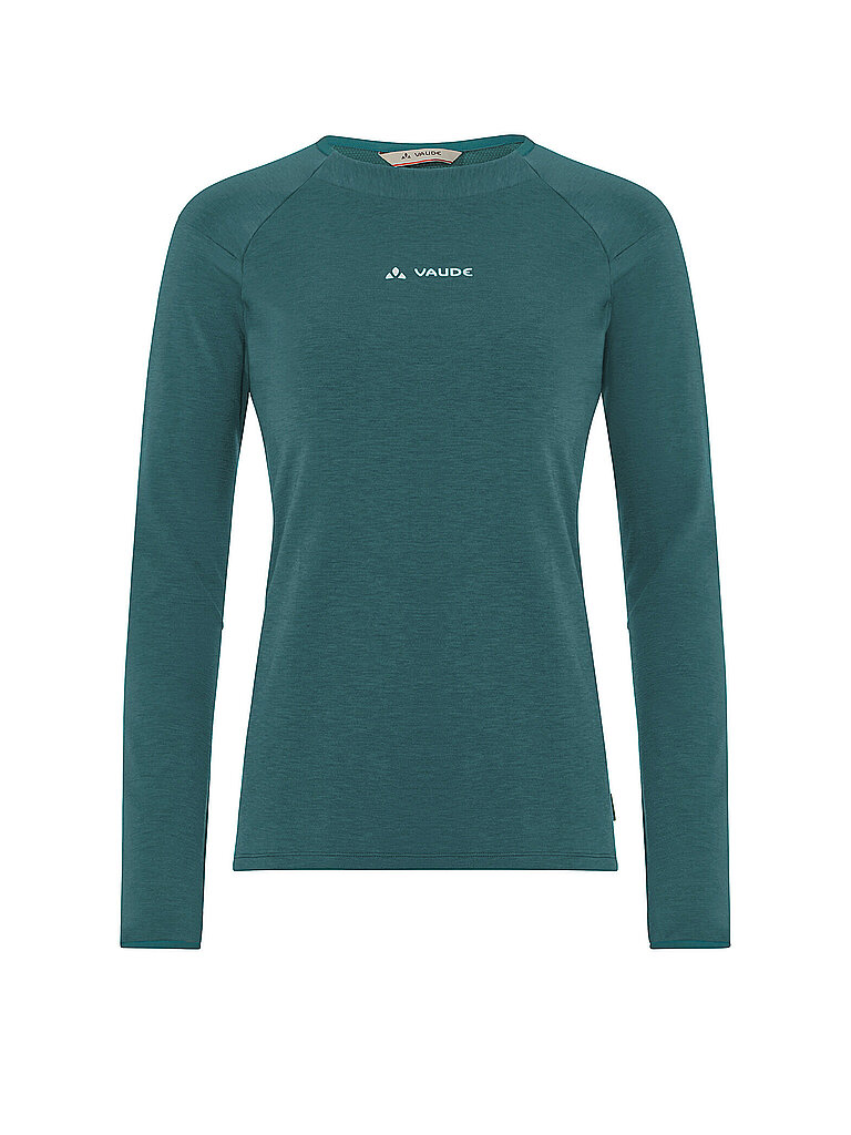 Vaude Damen Funktionsshirt Monviso Wool Mix petrol