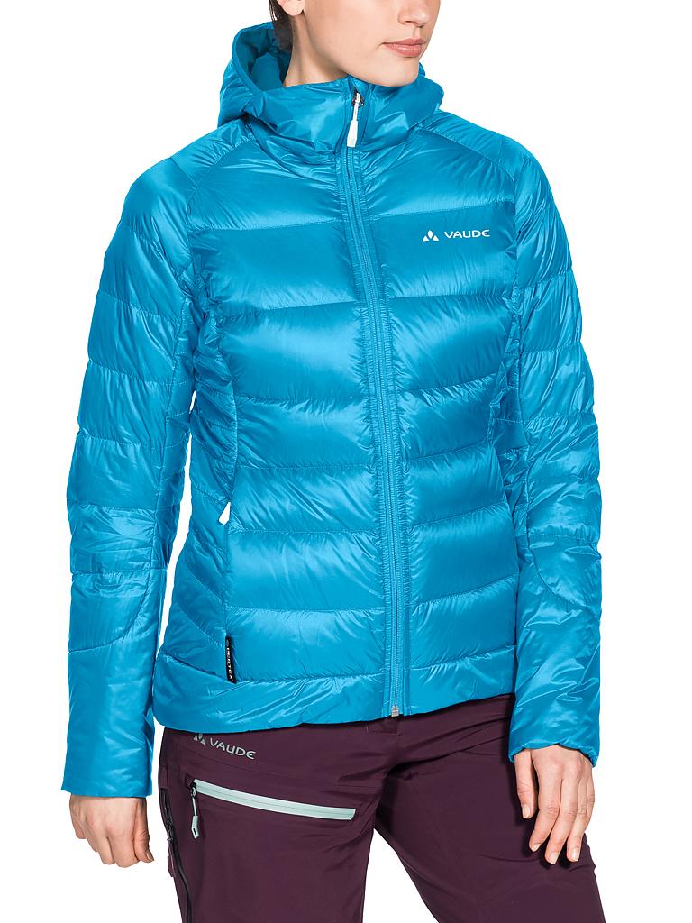 VAUDE | Damen Daunenjacke Kabru Hooded Jacket III | blau